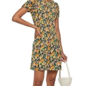 Maje Multicolor Floral Mini Dress